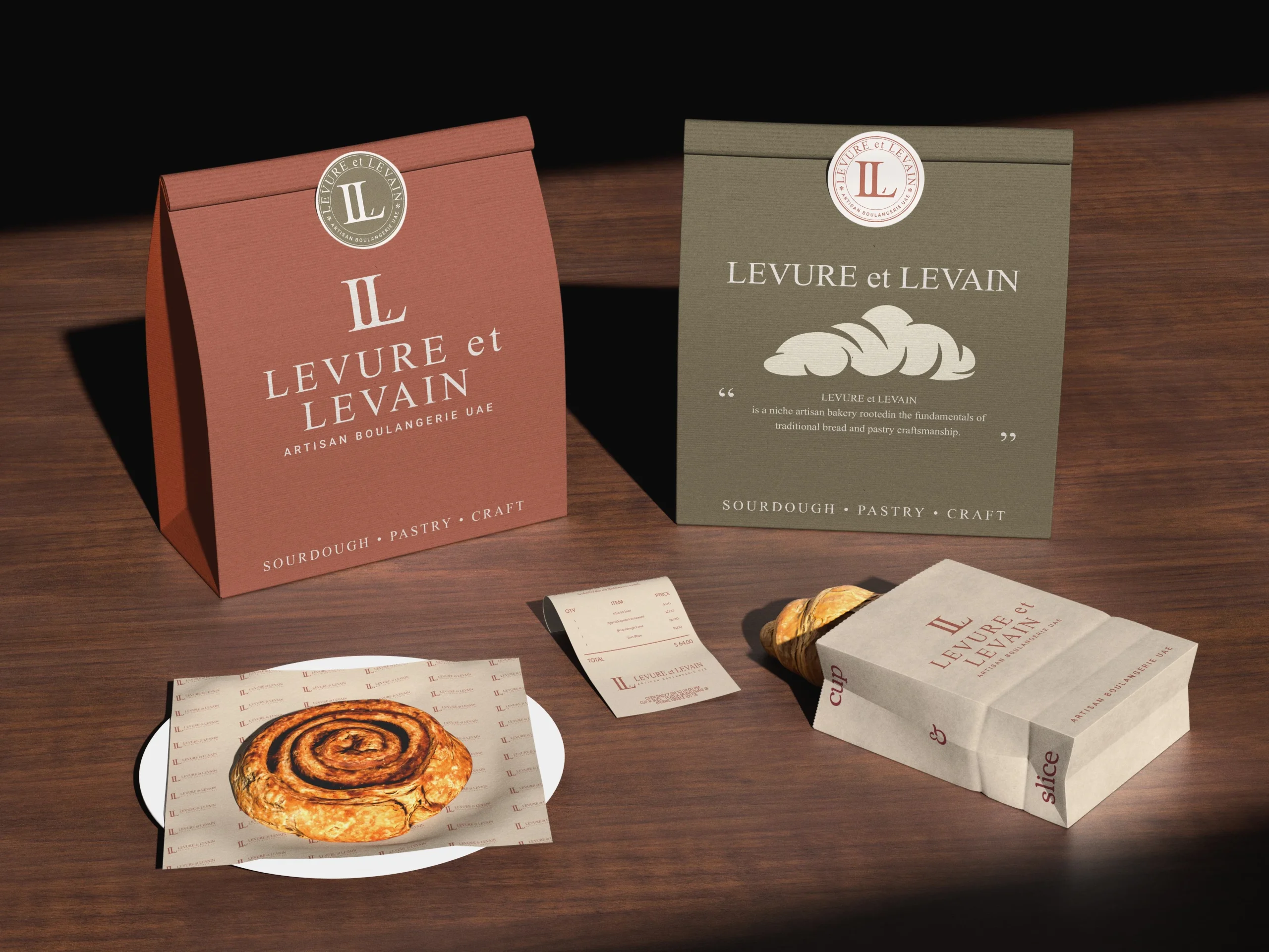 Levure et Levain branded packaging